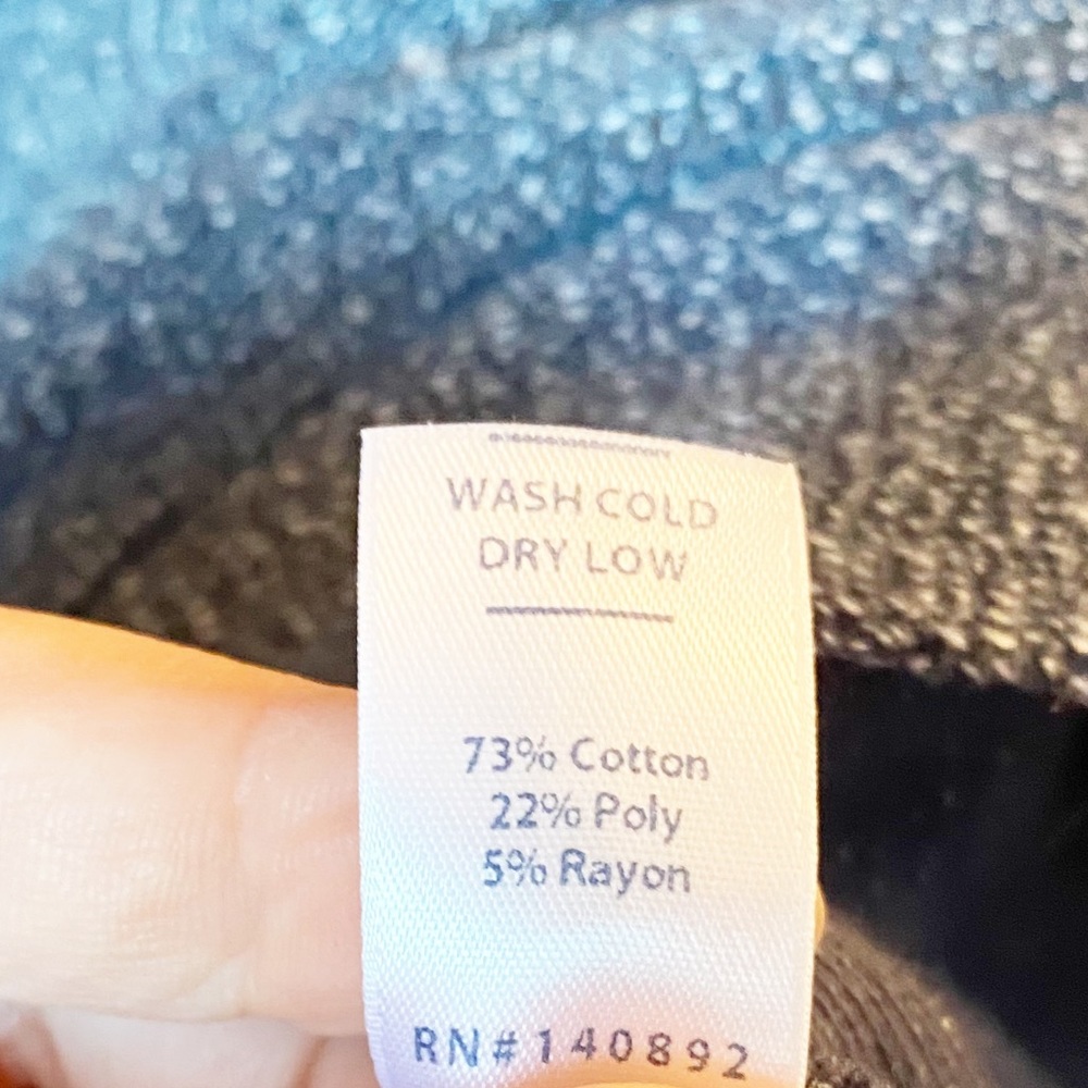 Marine Layer Clayton Quarter Button Pullover blue sweatshirt - Picture 7 of 9
